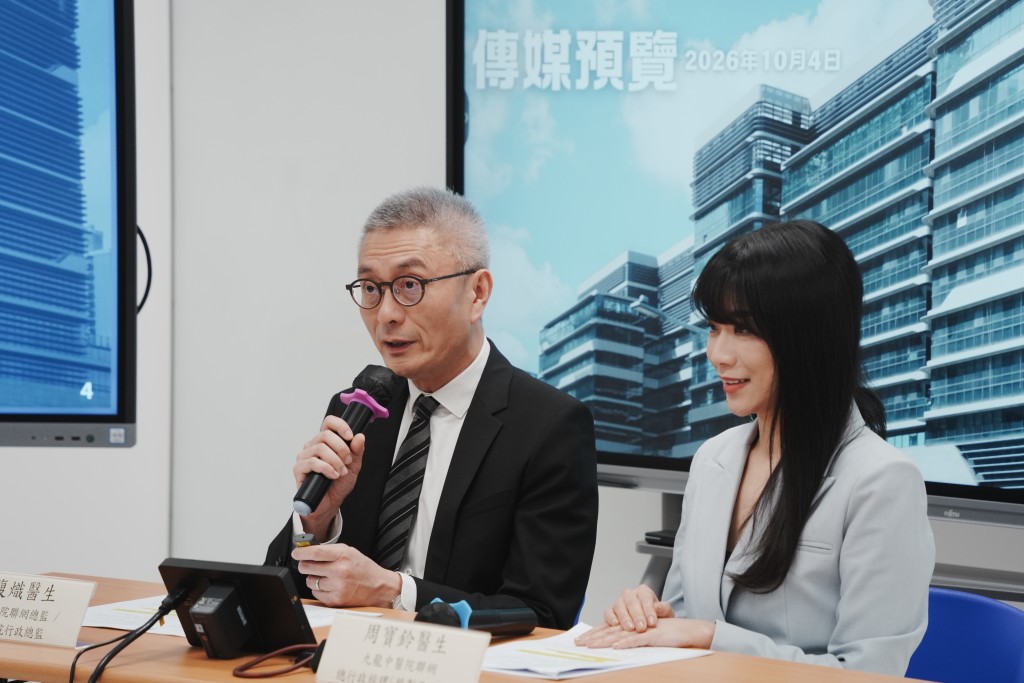 醫院行政總監張復熾說,隨着醫院運作暢順,將逐步拓展服務及名額。 醫院行政總監張復熾說,隨着醫院運作暢順,將逐步拓展服務及名額。