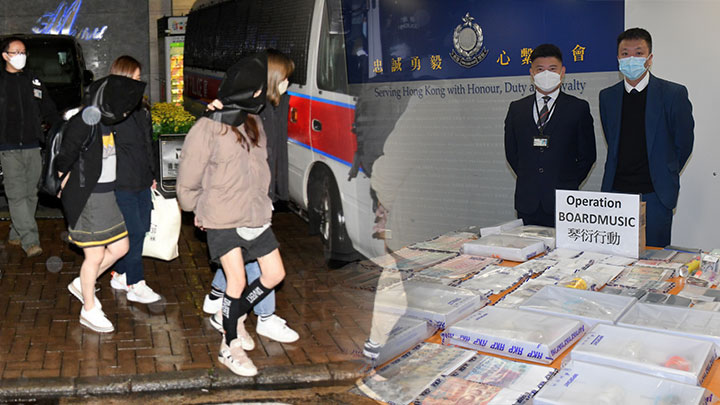 警方指不法分子為貪方便及可隨時轉房，遂租用油麻地區兩酒店房開「毒P」 。