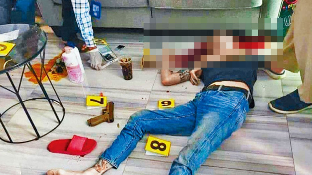 3台男金邊遭槍殺案,柬國警指是林男因「爭女」殺2人後自殺。