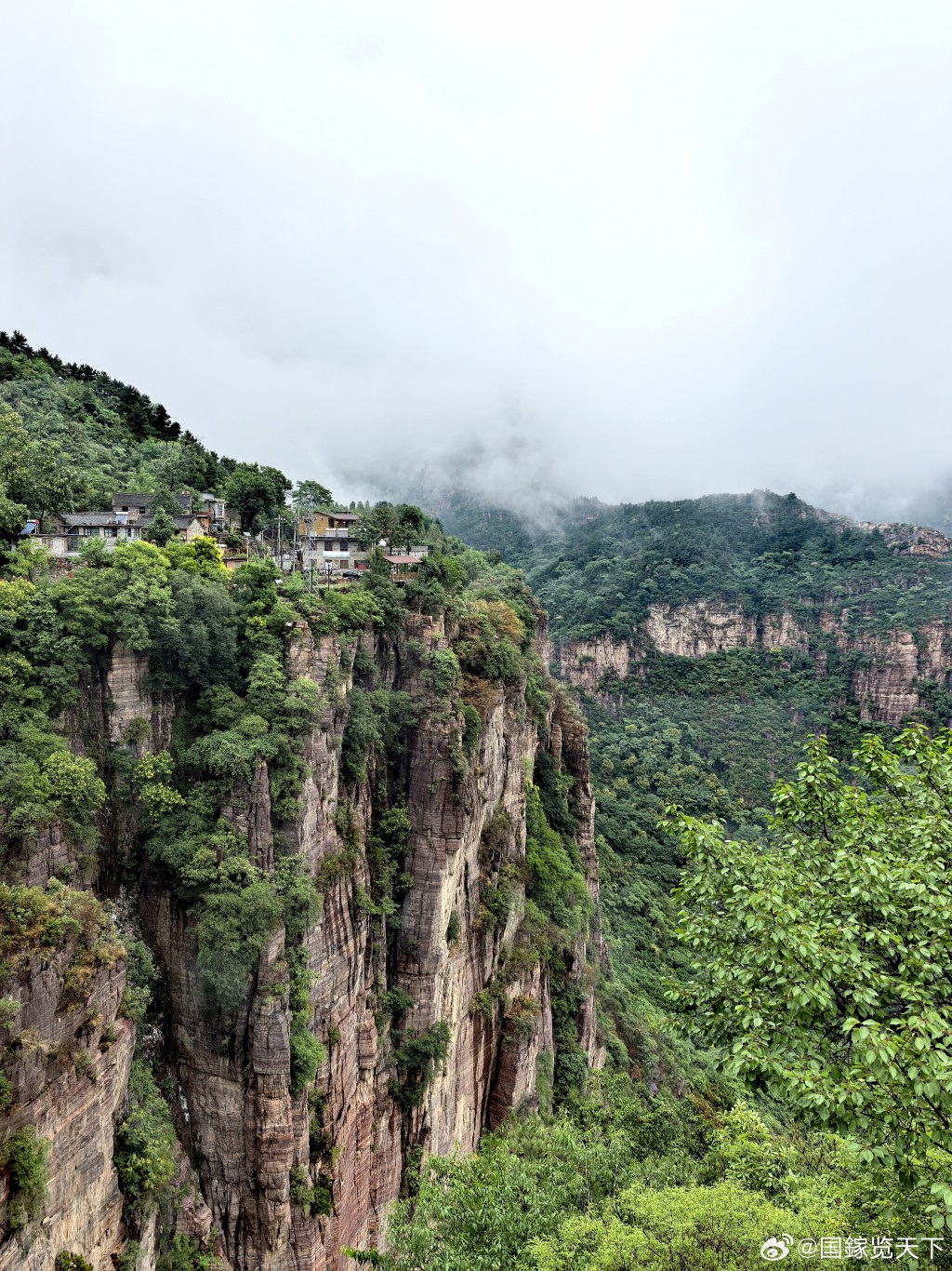 河南郭亮村。（微博）