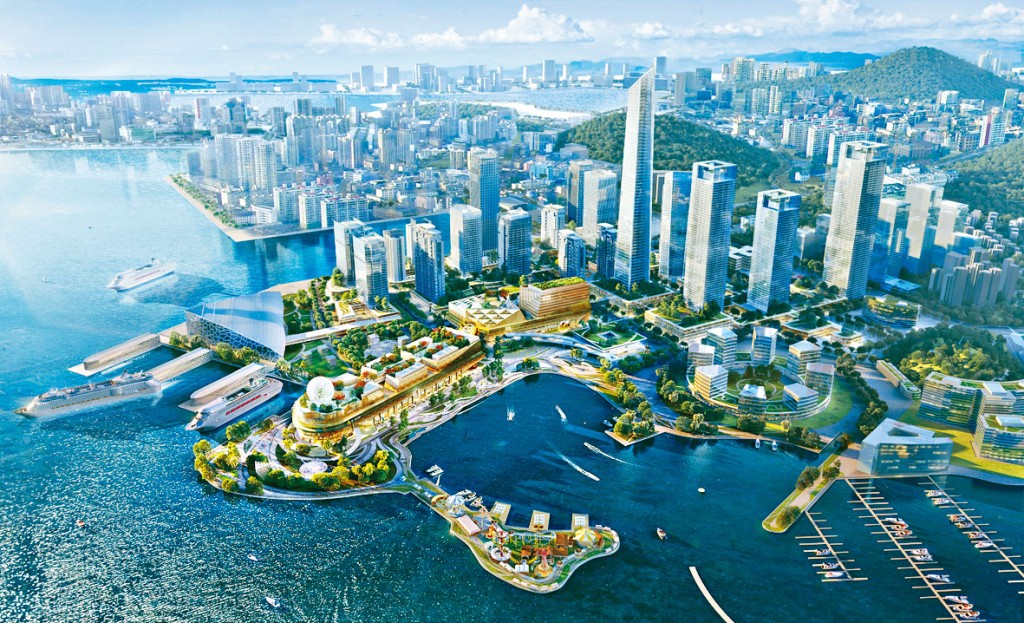 ■新世界（017）昨日公布，將斥資超過100億元，發展深圳太子灣綜合項目。