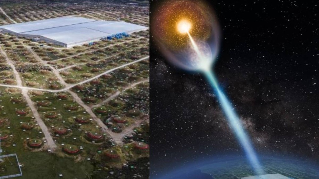 中国科学院高能物理研究所科研人员对宇宙中一次伽马射线暴进行了完整监测。 