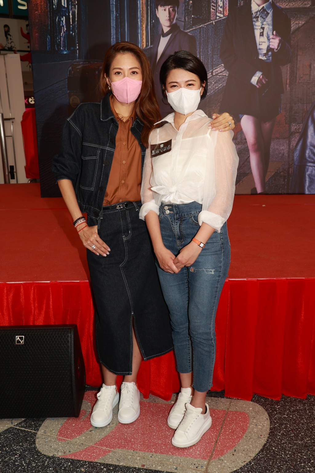 陳敏之（左）及江嘉敏劇中飾演母女角色。