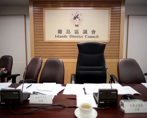 選管會提議將長洲的選區合併,引起區議員不滿。資料圖片