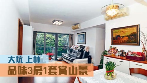 大坑上林2座中層C 室,實用面積788方呎,現時連車位叫價2230萬。