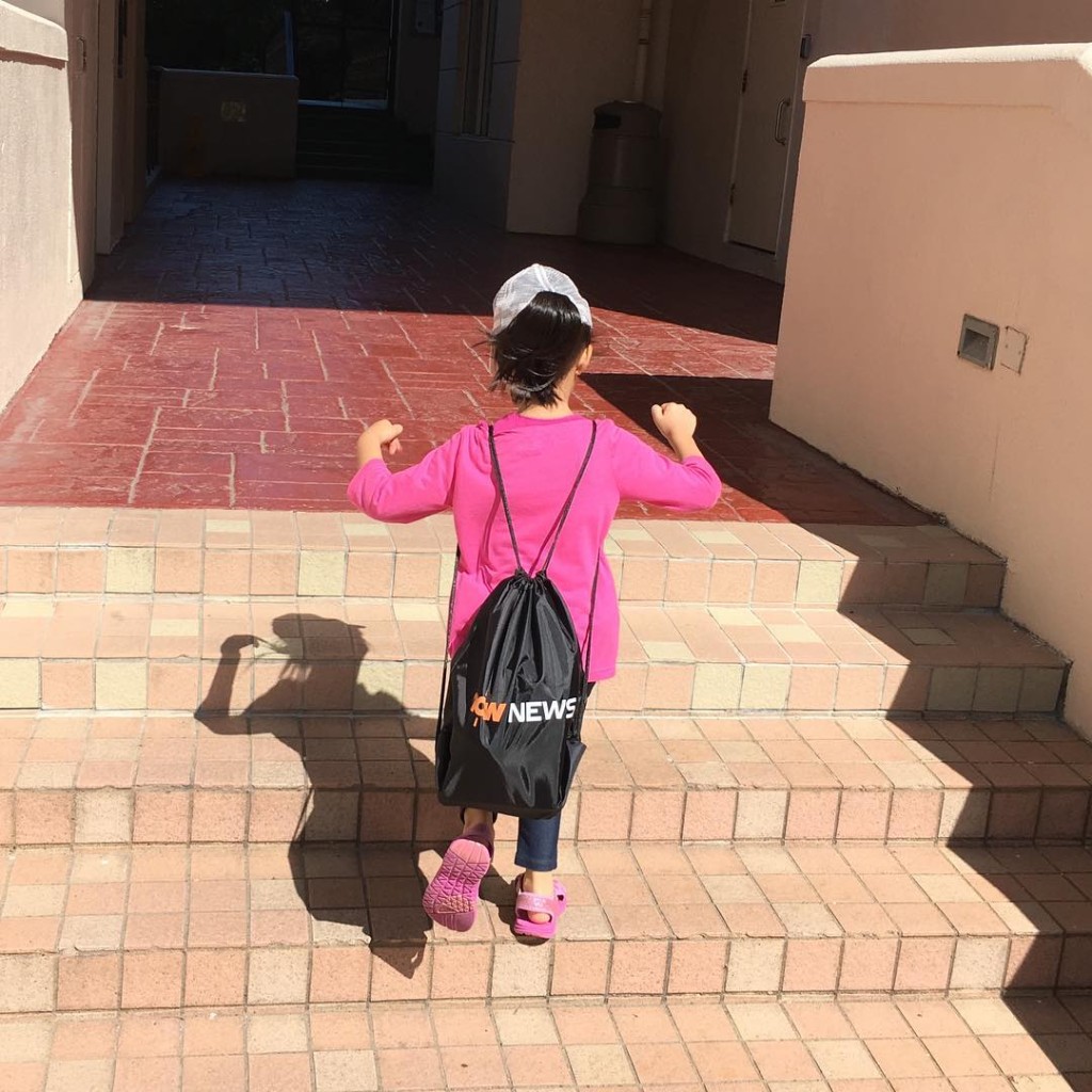 李臻不時分享女兒生活點滴。李臻Facebook