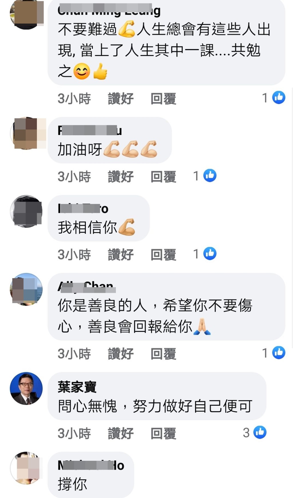 不少網民力撐威仔，相信他為人。