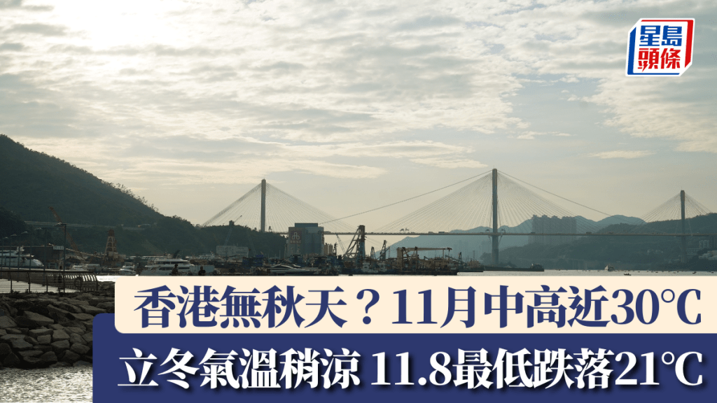 天文台|香港無秋天?11月中最高近30℃ 11.7立冬氣溫稍涼