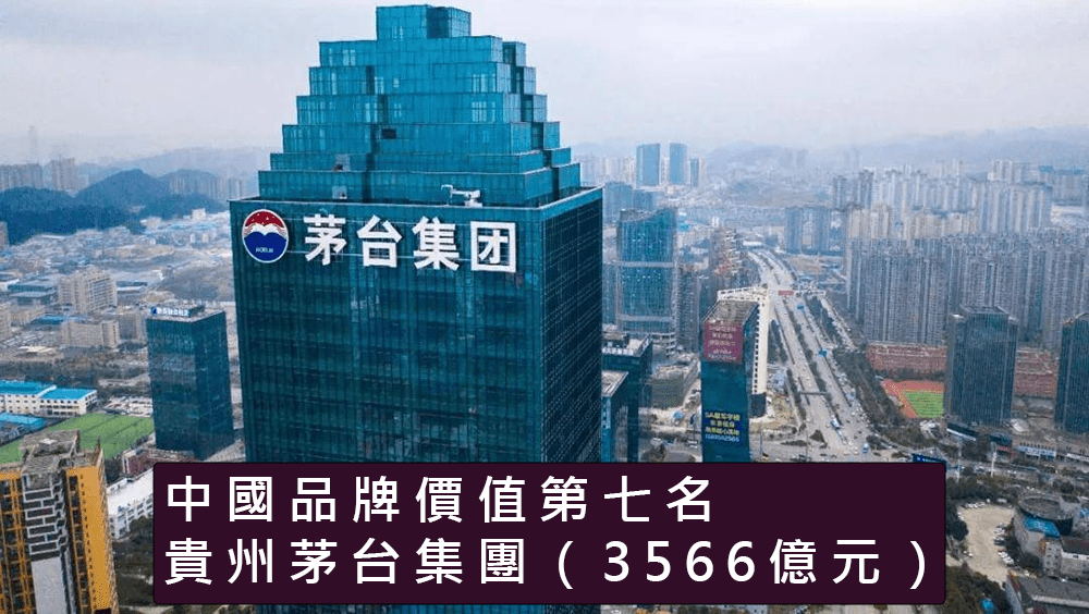 2023年中国品牌价值第七名。