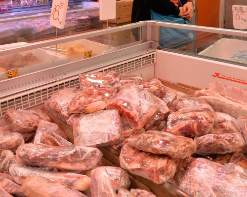 凍肉業界擔心牛肉價格上升。資料圖片