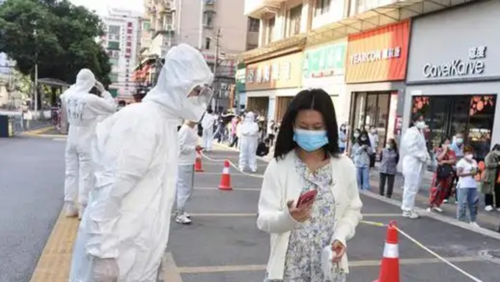 貴州貴陽今日進行全民核酸或快測。資料圖