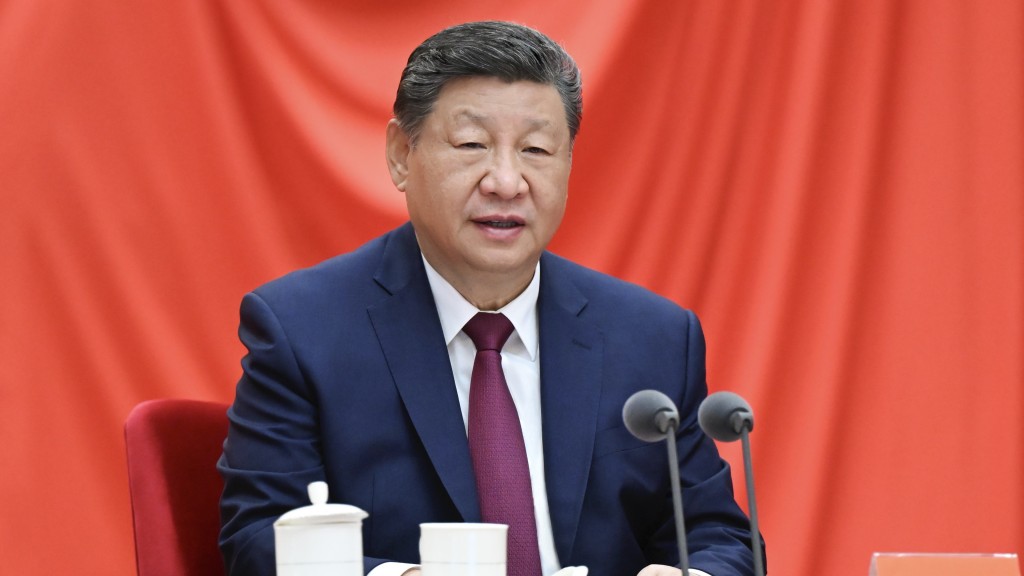 習近平在二十屆中央紀委五次全會上發表重要講話。 新華社