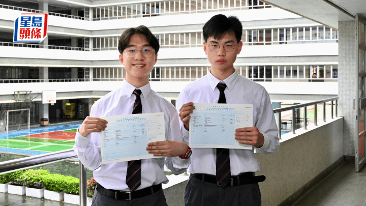 （左）許樂 及（右）莊梓謙