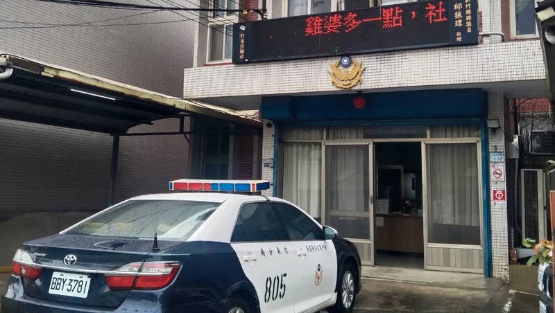 發生所長吞槍的派出所。　台灣自由時報圖