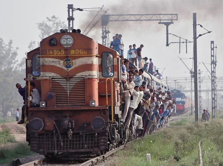 印度的火車。