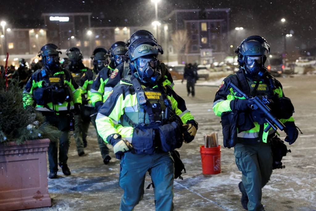 部分聯邦執法人員會撤離明尼阿波利斯市。路透社