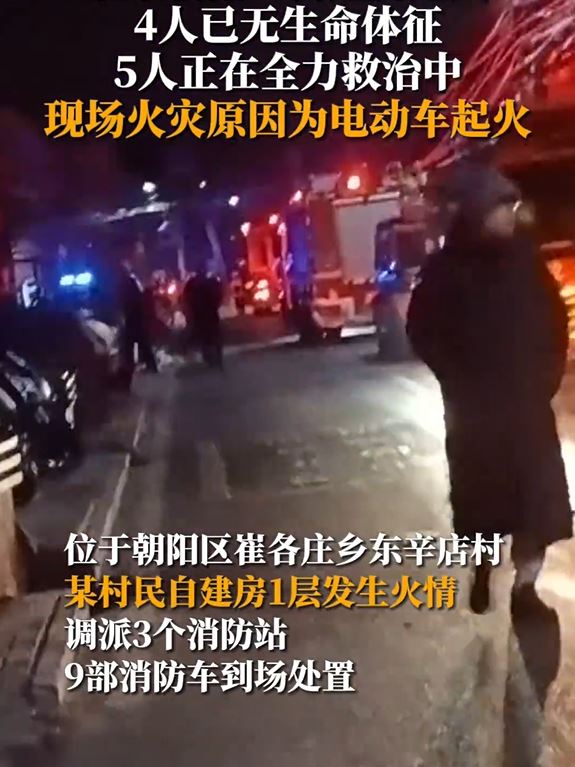 消防趕抵火場後，救出9名被困者，其中4人死亡。影片截圖