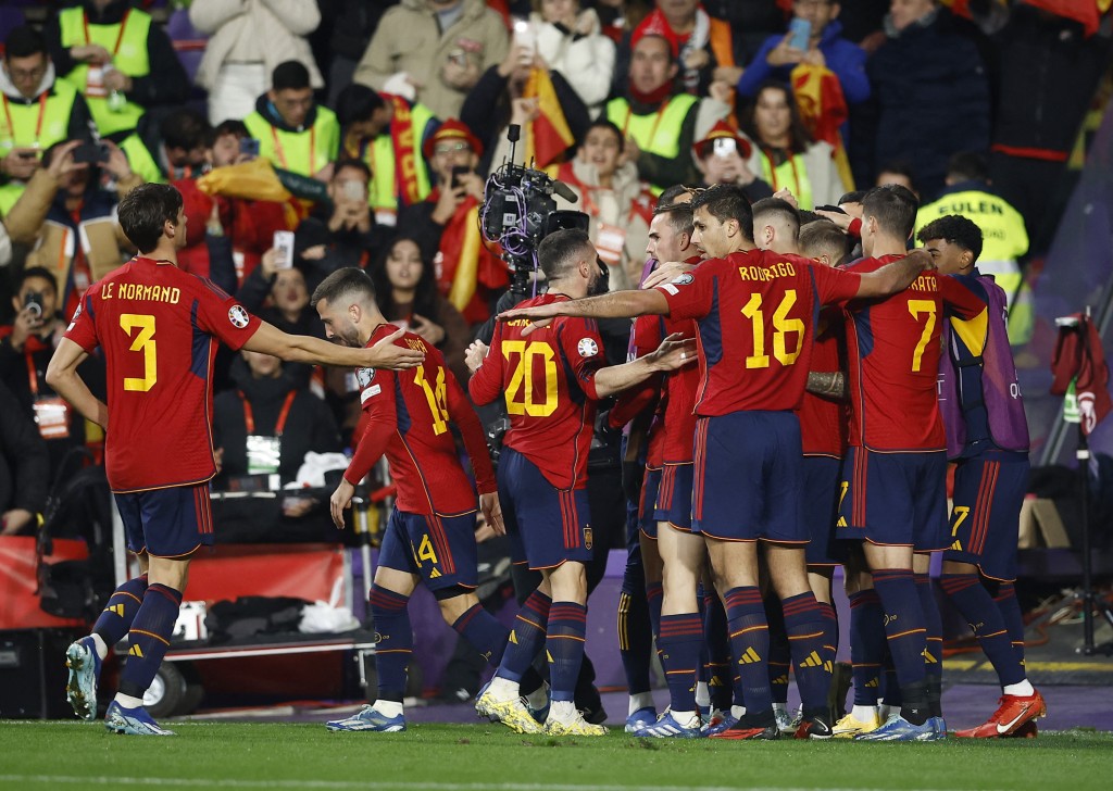 西班牙大勝。Reuters