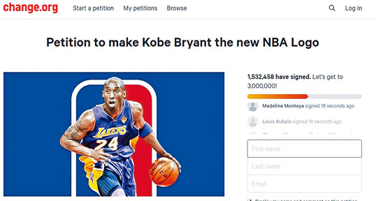 逾百六萬球迷於網上聯署，要求賽會改用高比彩色照片作為新標誌。
　　