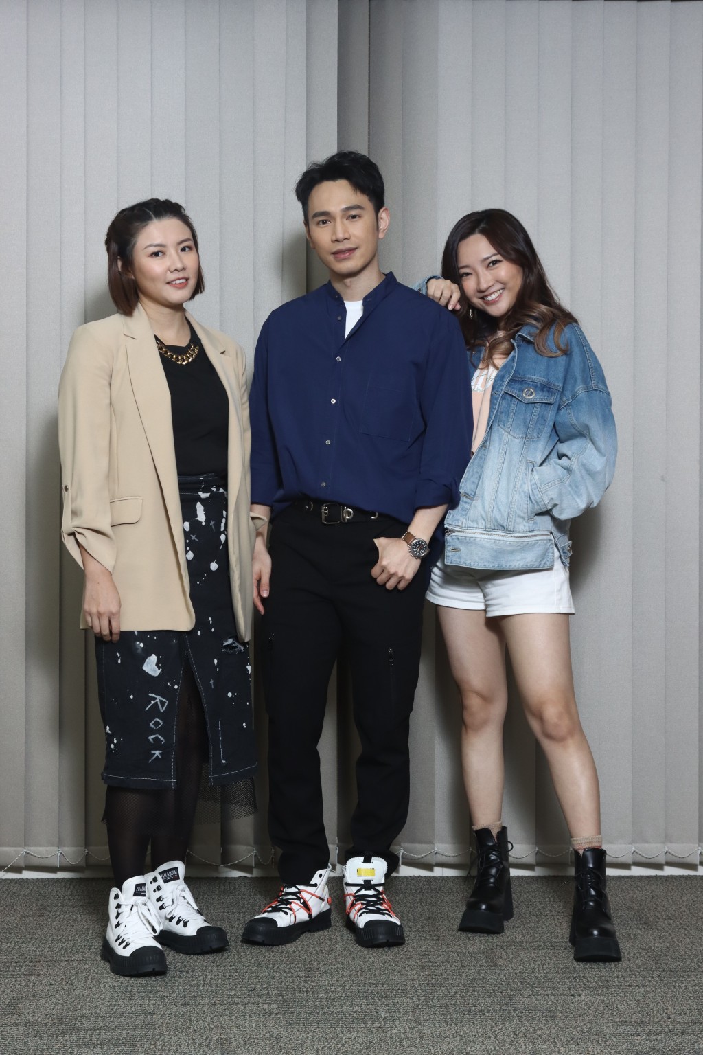 (左起)鄭嘉嘉、王梓軒及二胡手Lydia都好有音樂才華。
