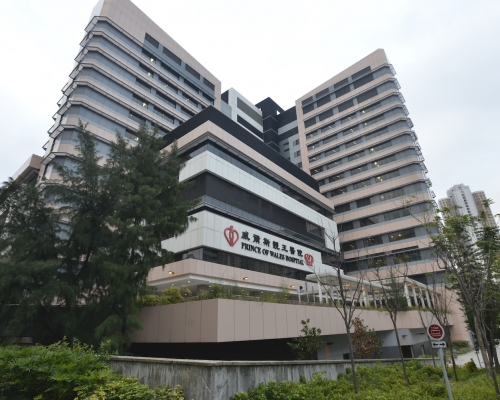 政府擬興建行人天橋連接港鐵第一城站及威爾斯親王醫院。 資料圖片
