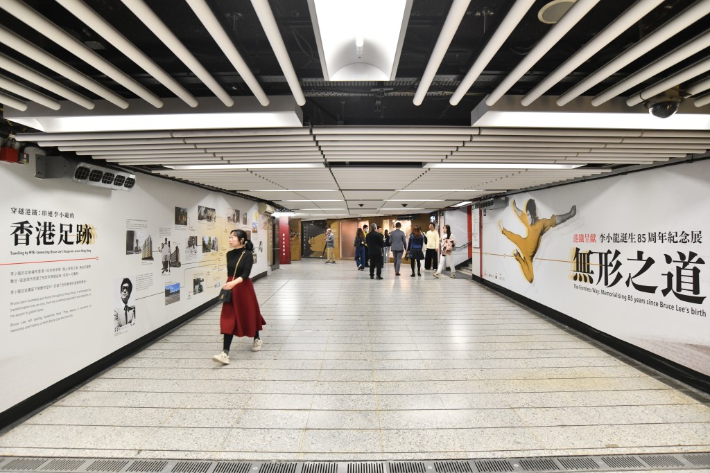 參觀者可以細味李小龍哲學思想。 參觀者可以細味李小龍哲學思想。