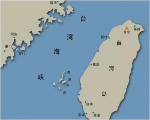 漁船在台灣海峽中部海域沉沒。網圖