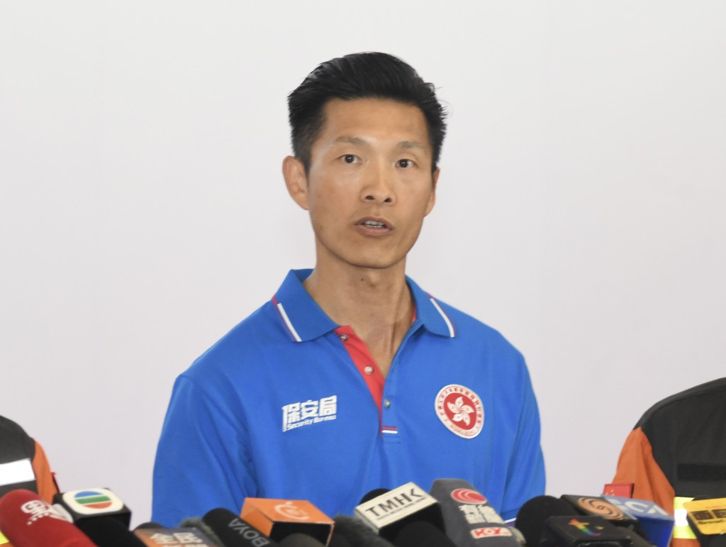 保安局政府保安事務主任黃國基。何君健攝 保安局政府保安事務主任黃國基。何君健攝