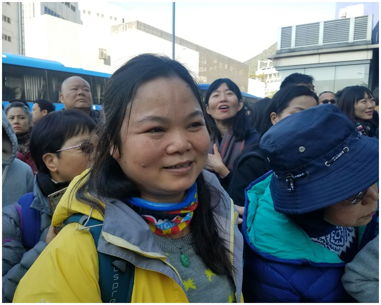 來自廣州的周女士指首次遇到這情況。歐陽偉光攝