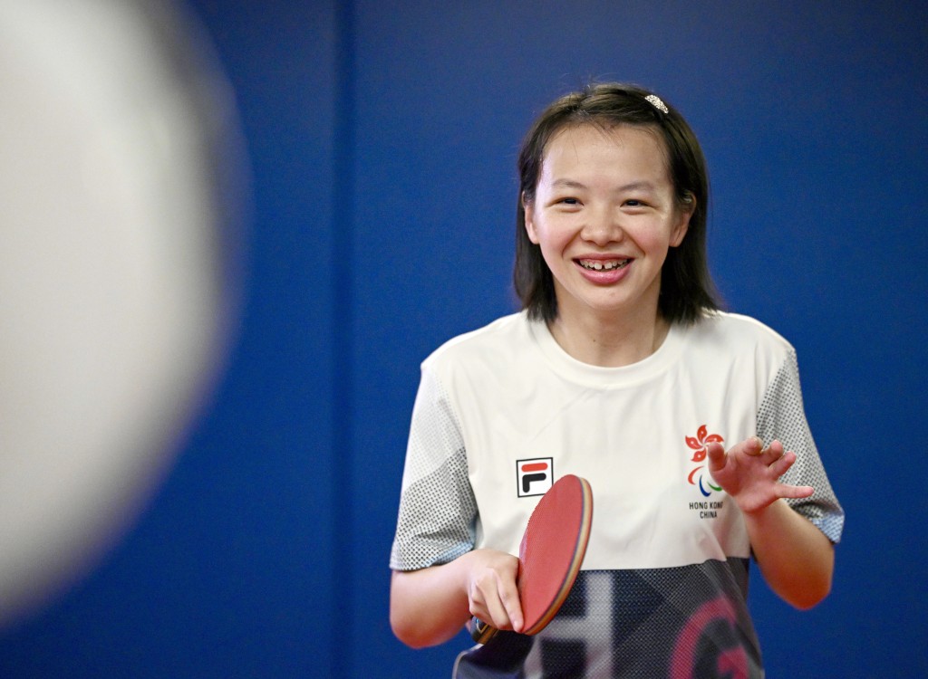 李曉桐期望在殘特奧會取得好成績。 李曉桐期望在殘特奧會取得好成績。