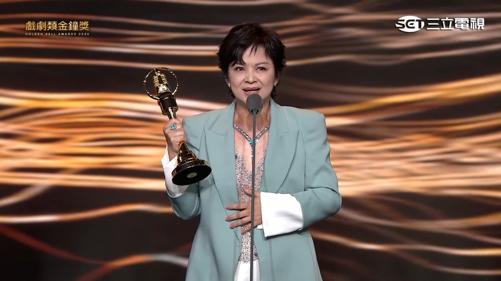 實力派影后楊貴媚憑藉《我們與惡的距離II》精湛演技，眾望所歸奪得金鐘視后。