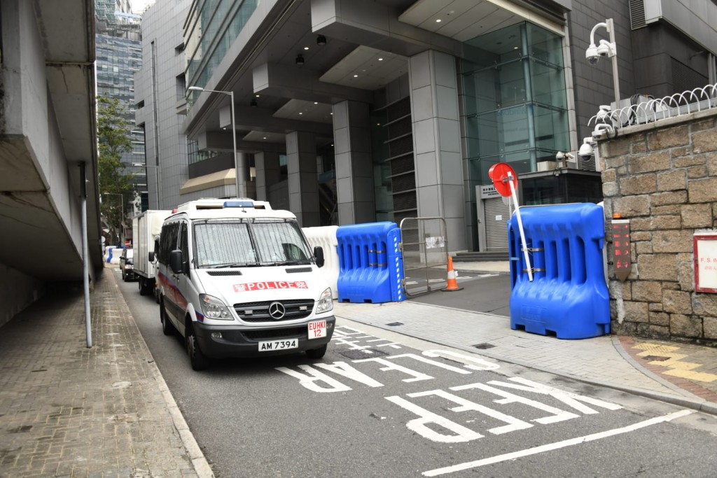 灣仔警察總部。 楊偉亨攝