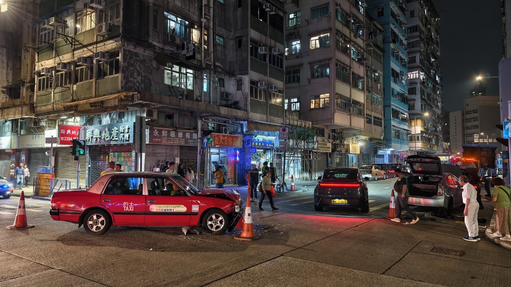 現場為深水埗南昌街及醫局街交界。黃文威攝