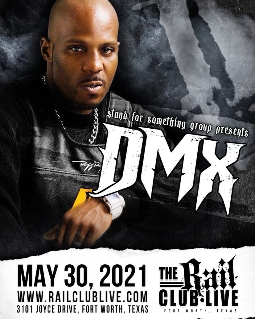 DMX上月在其社交網上載下月底舉行的演唱會宣傳海報。