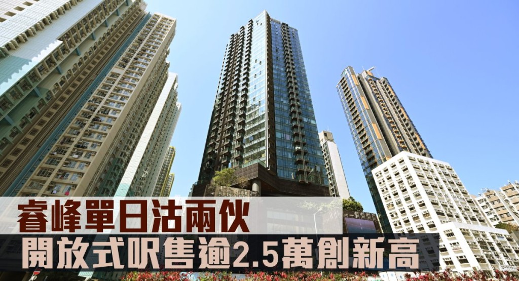 睿峰單日沽兩伙。