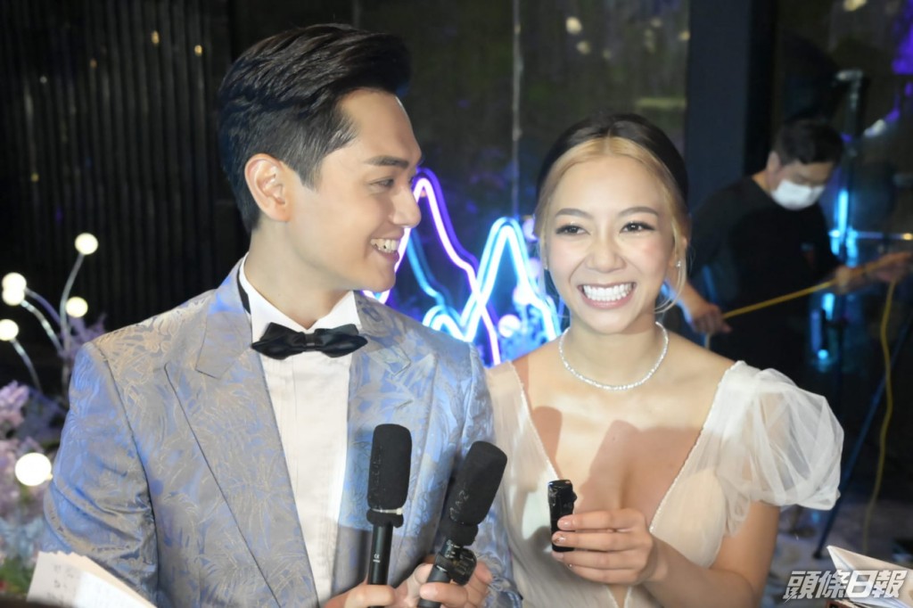 何雁詩與鄭俊弘婚禮相當盛大。