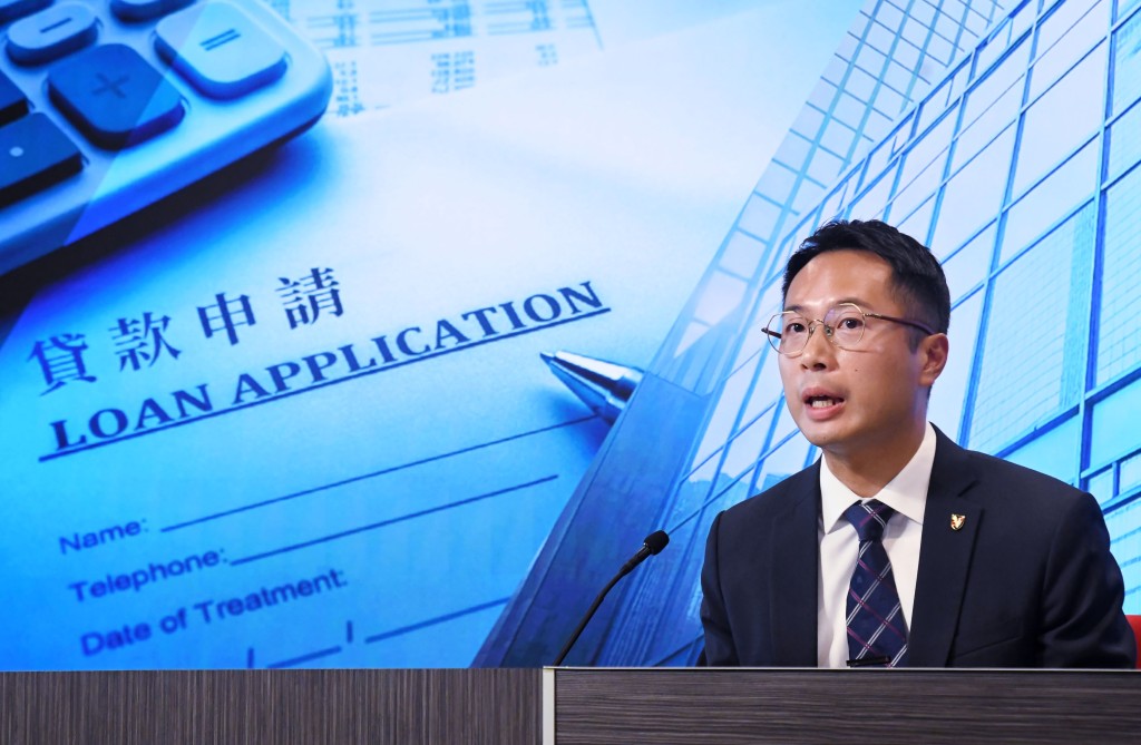 警方商業罪案調查科總督察何潤賢。 警方商業罪案調查科總督察何潤賢。