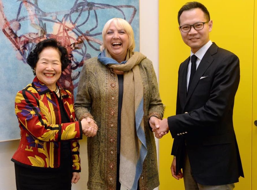 陳方安生及郭榮鏗與德國聯邦議會副議長羅特會面。郭榮鏗FB圖片