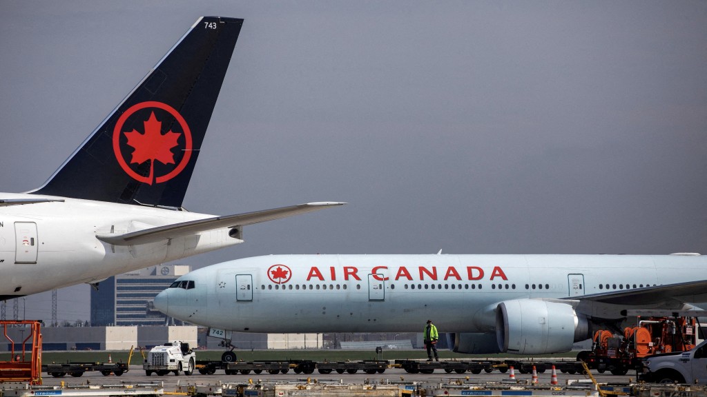 加航(Air Canada)是加拿大的國家航空公司。 路透社