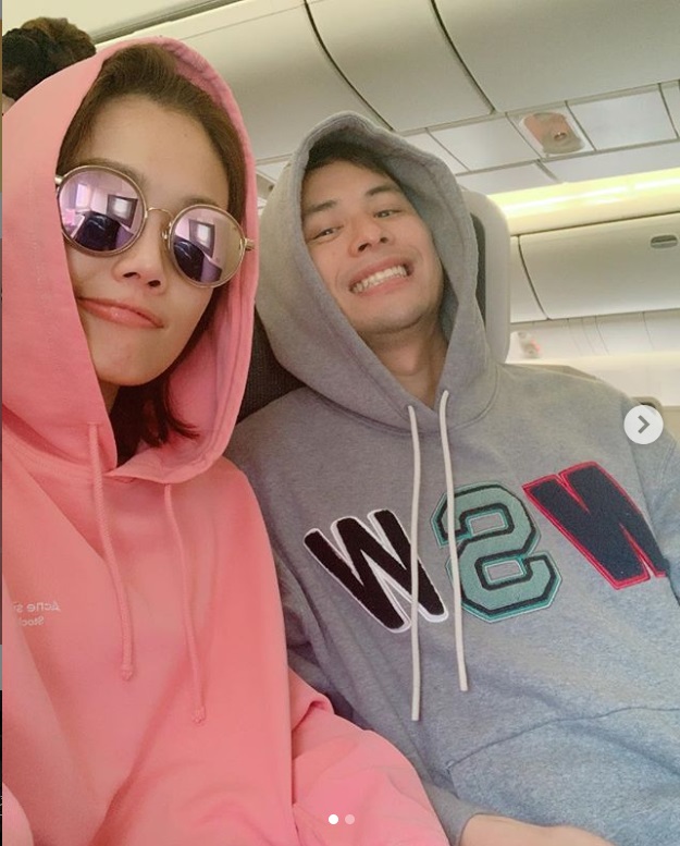 容祖兒同楊政龍一同往日本。網上圖片