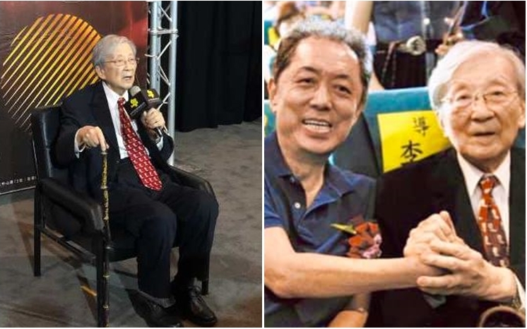 李行導演今日在台灣舉行追思會,朱廷平(中)擔任治喪委員會主委。