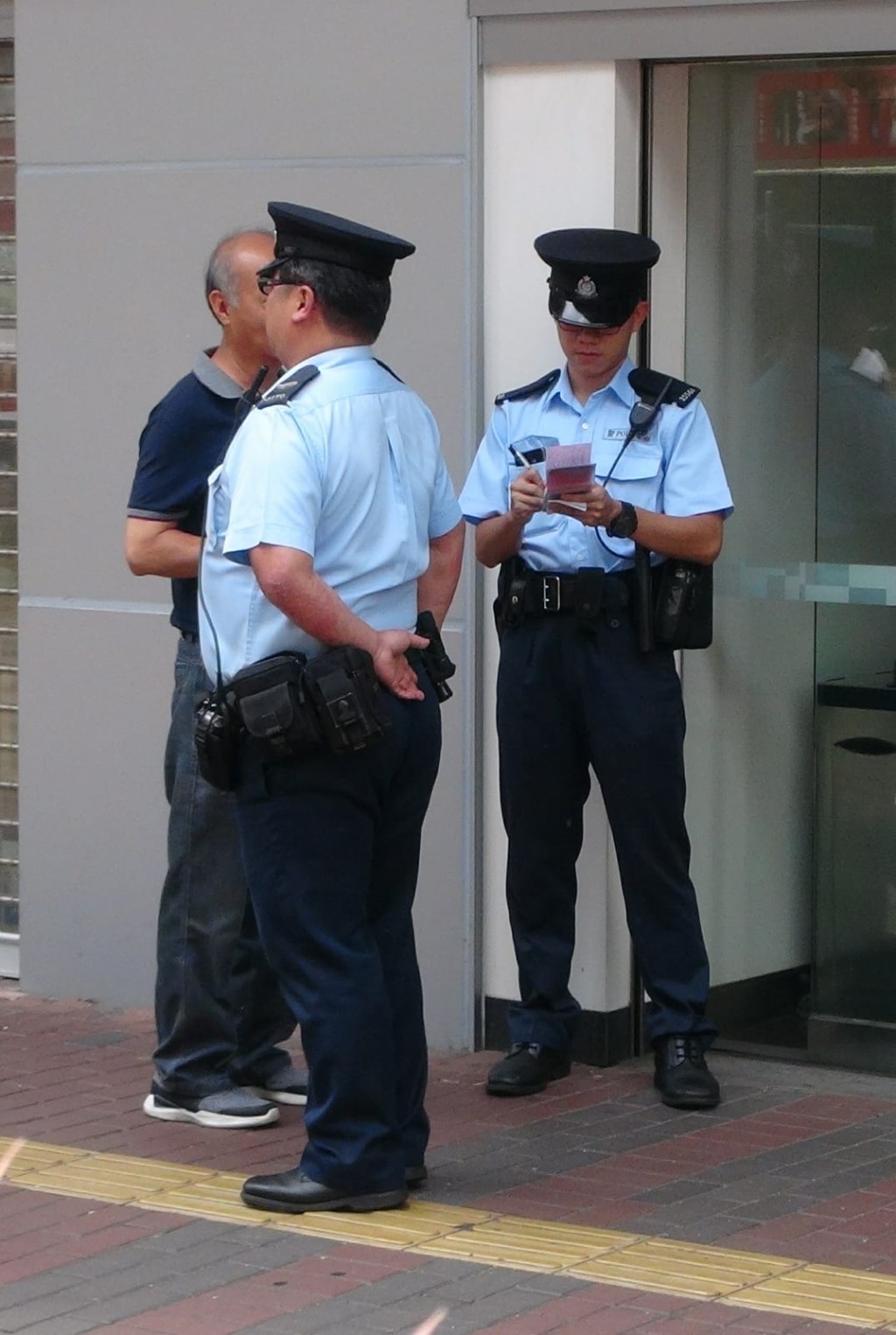 警方事後在現場作出截停搜查行動, 惟未拘捕任何人。 林思明攝