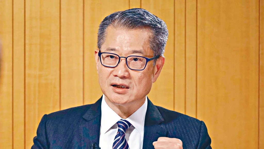 陳茂波：未來5年是關鍵，香港要加強與內地及海外合作。資料圖片