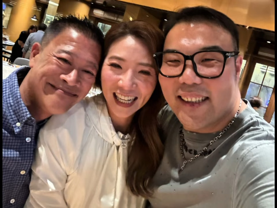 劉洋亦有分享合照。 劉洋亦有分享合照。