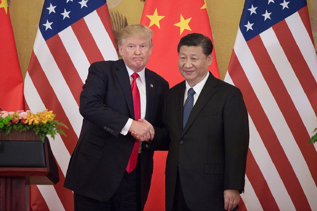 中美貿易談判略顯停滯,或須特朗普與習近平親自出馬。法新社