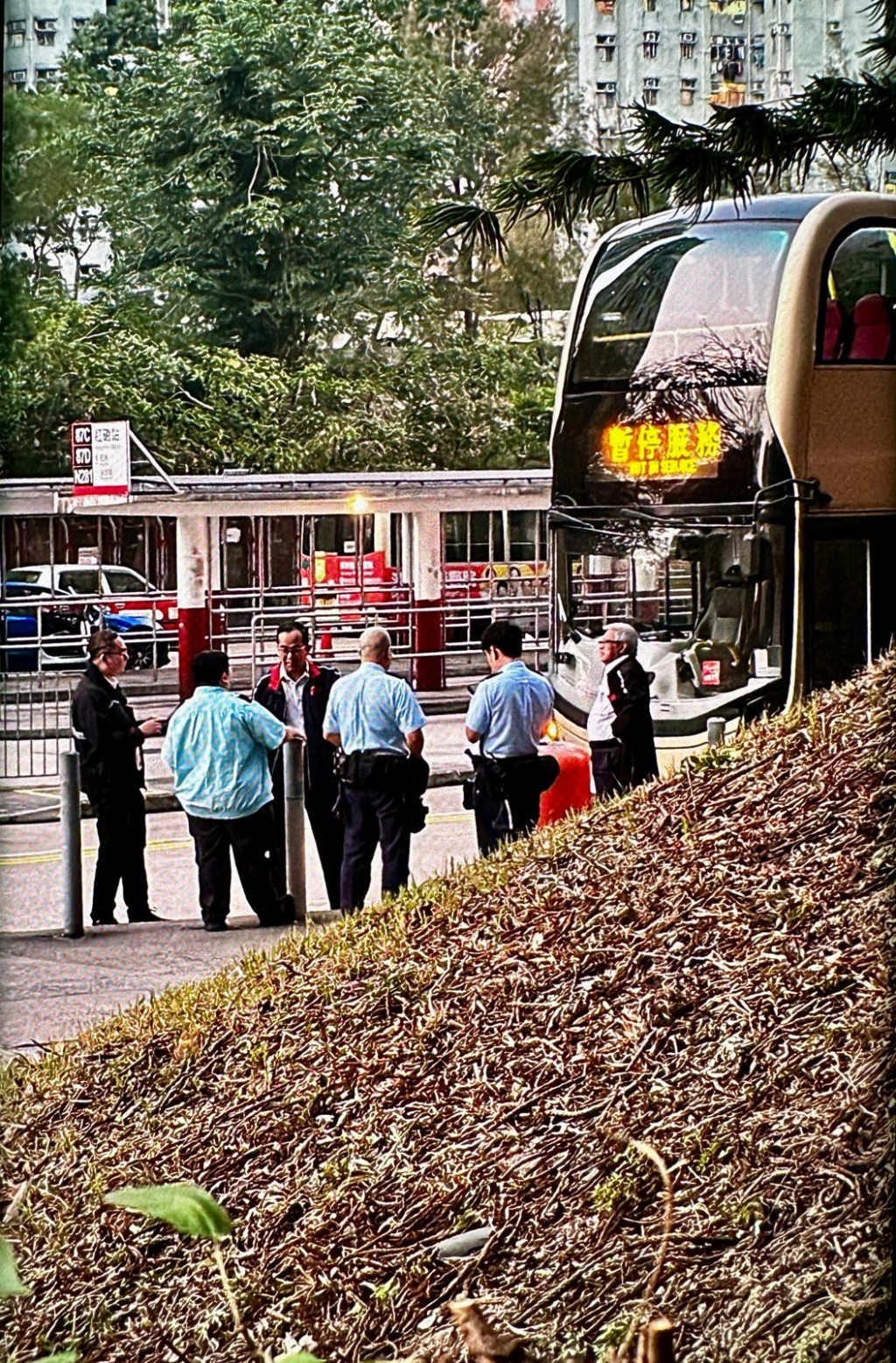 警方到場調查事件。讀者提供