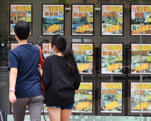 香港置業的調查顯示，過半數受訪者考慮未來12個月入市，比例創3年新高。資料圖片