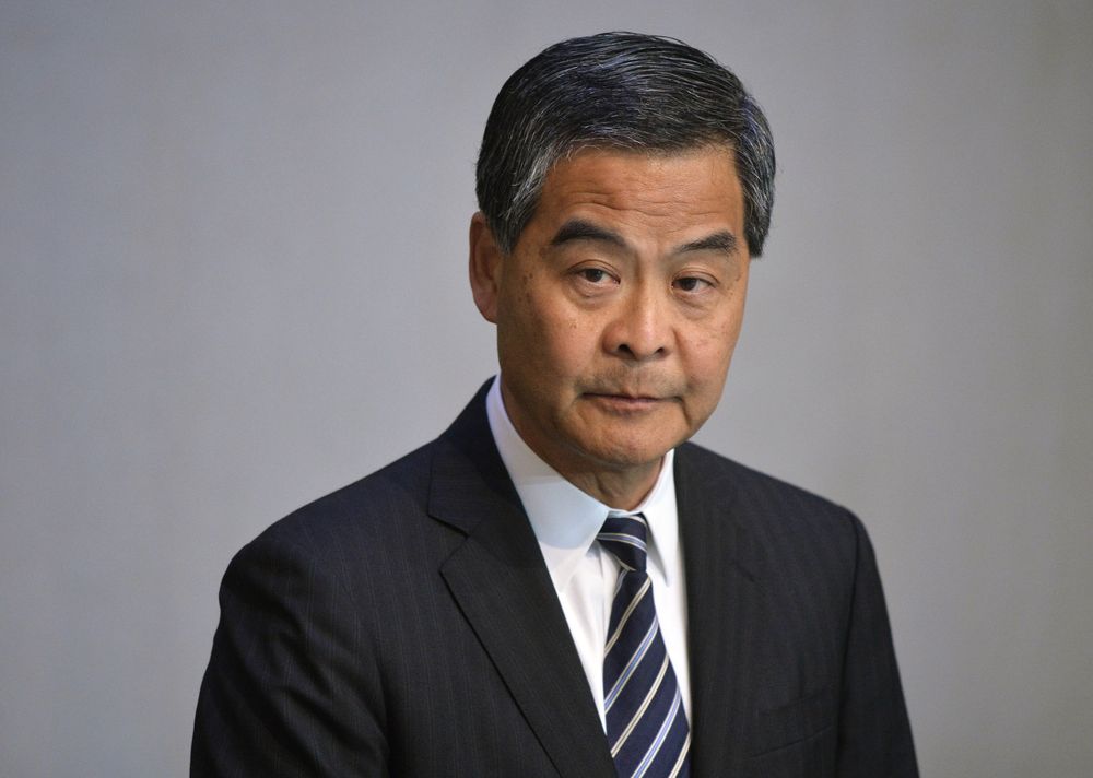 梁振英不獲檢控引起社會爭議。資料圖片