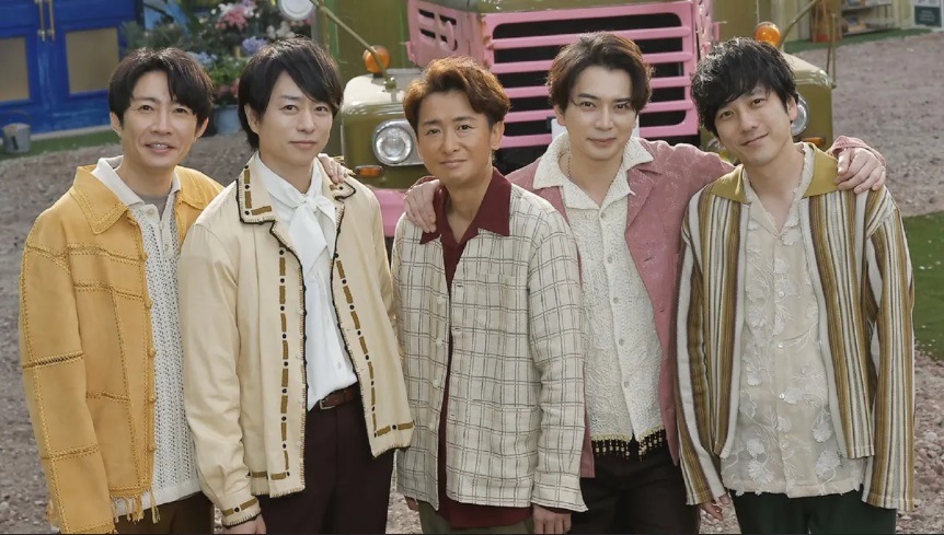 「嵐」完成最後巡演後，大野智（中）將於5月31日正式退社，到時可以更自由地談戀愛。