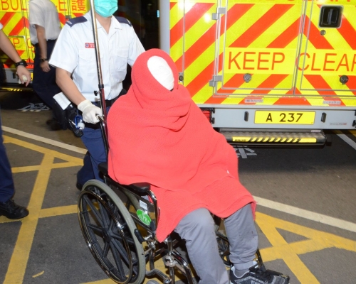 男事主受傷送院。李子平攝